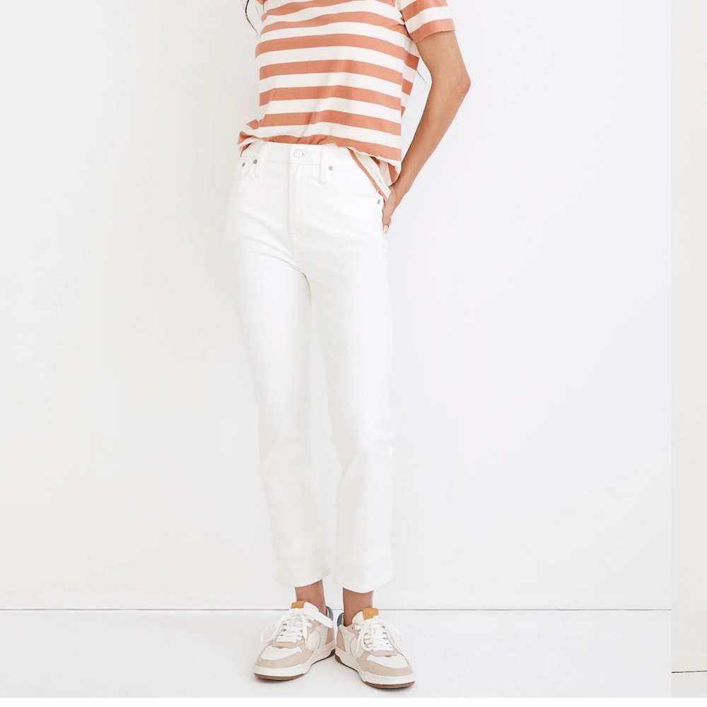 Madewell Curvy Perfect Vintage Jean White